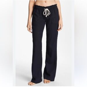 Roxy Oceanside Linen Blend Beach Pants Womens